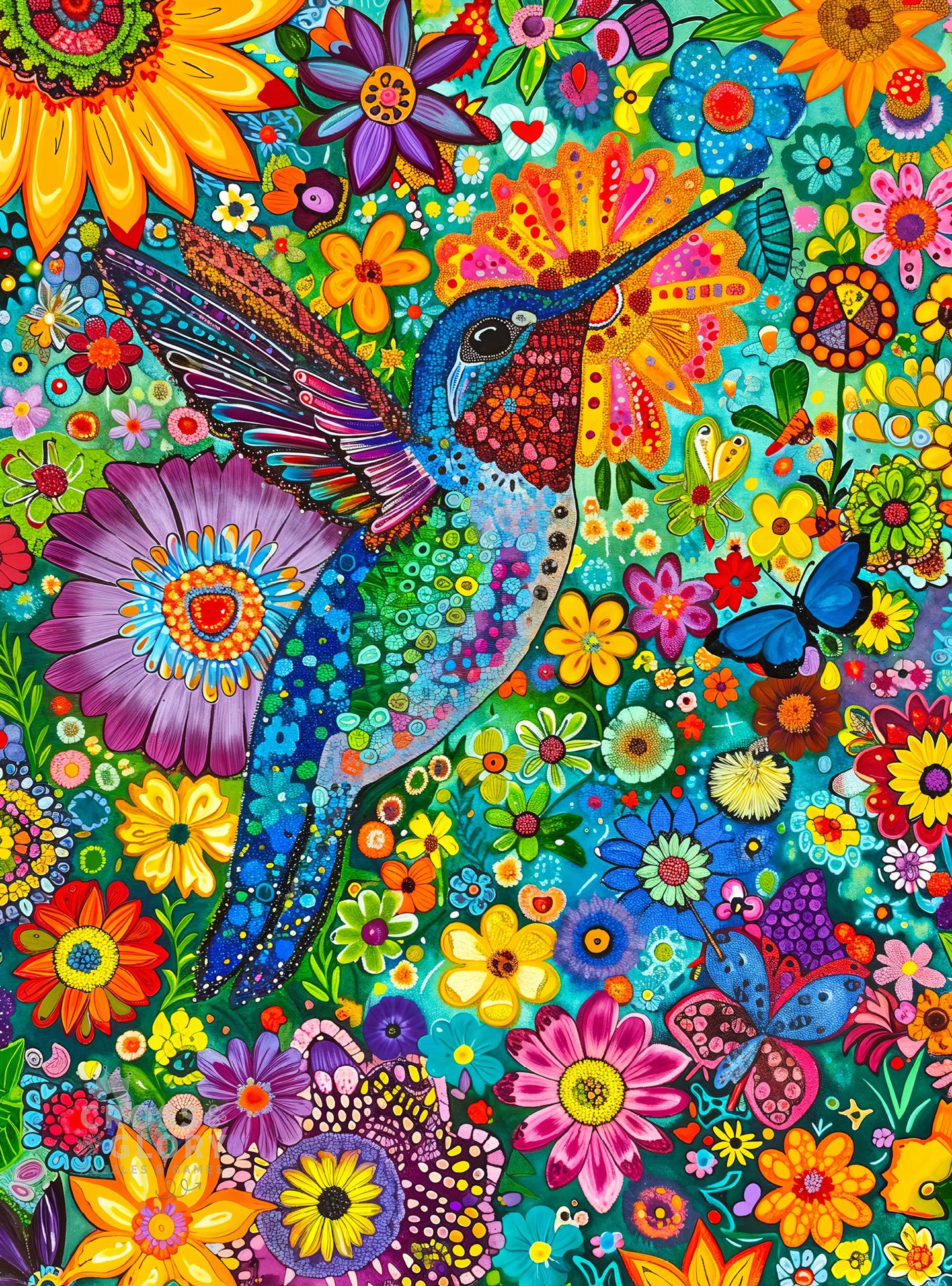 The Hummingbird Affair - 1000 Piece Jigsaw Puzzle