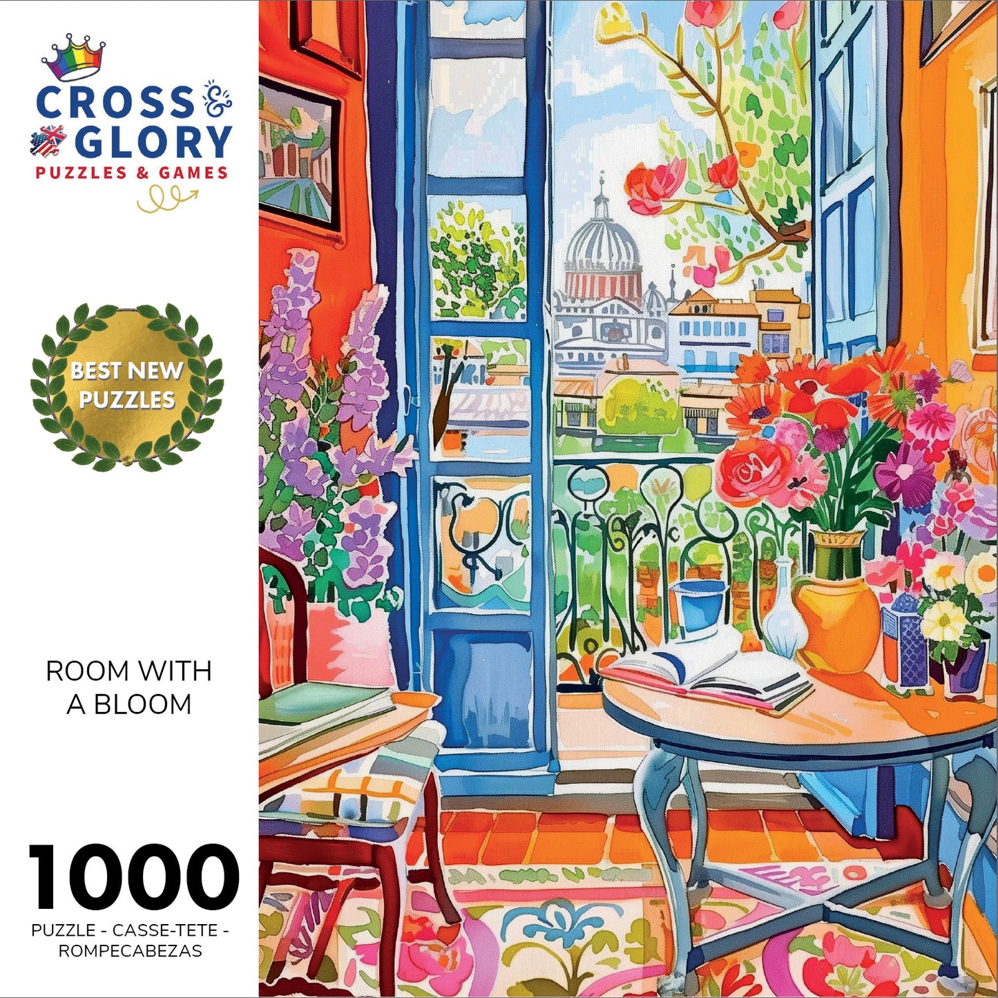 Room with a Bloom - 1000 Piece Jigsaw Puzzle