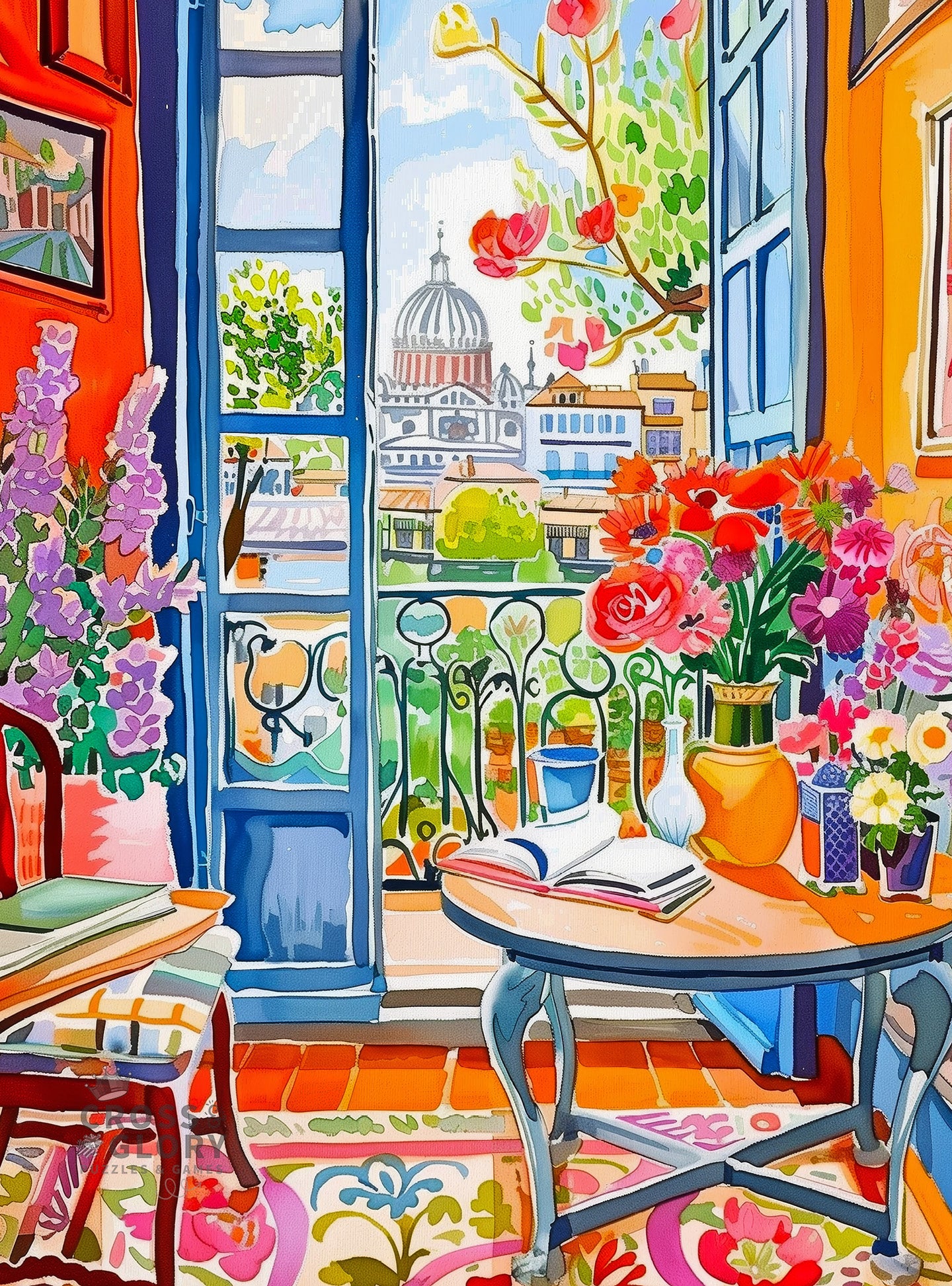 Room with a Bloom - 1000 Piece Jigsaw Puzzle