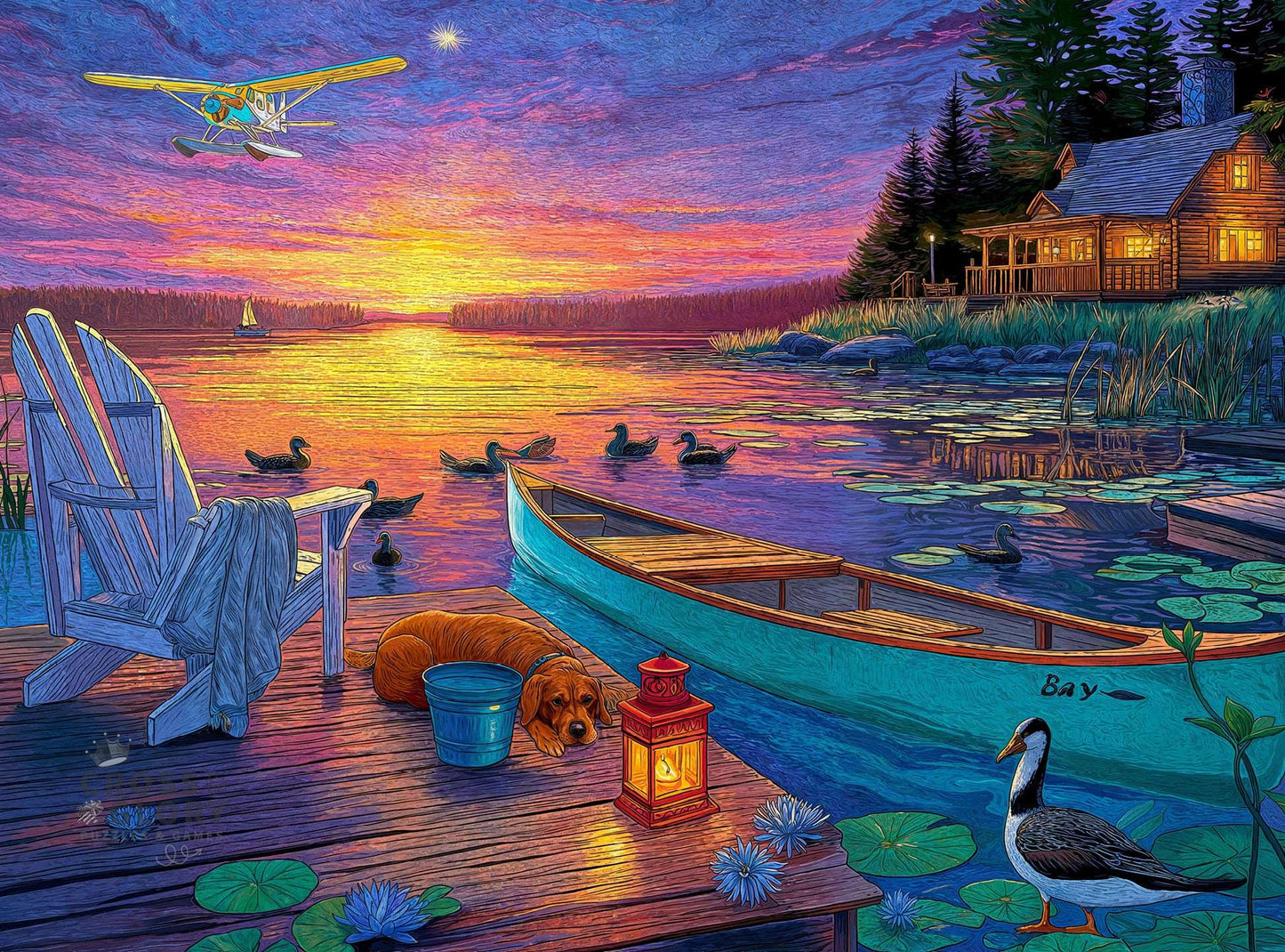Coastal Puzzle – Sunset Bay – 1000 Piece Jigsaw Puzzle