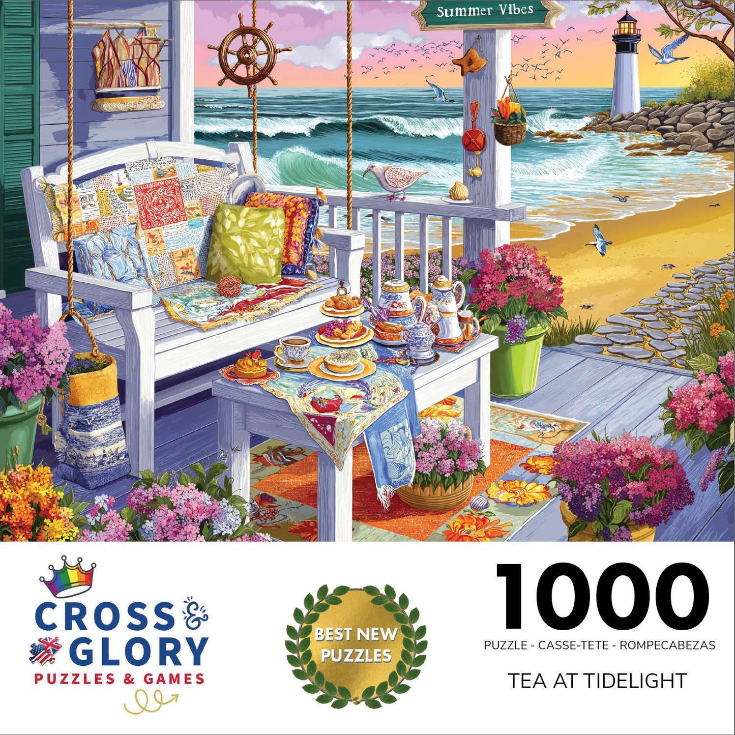 Tea Puzzle – Tea at Tidelight – 1000 Piece Jigsaw Puzzle