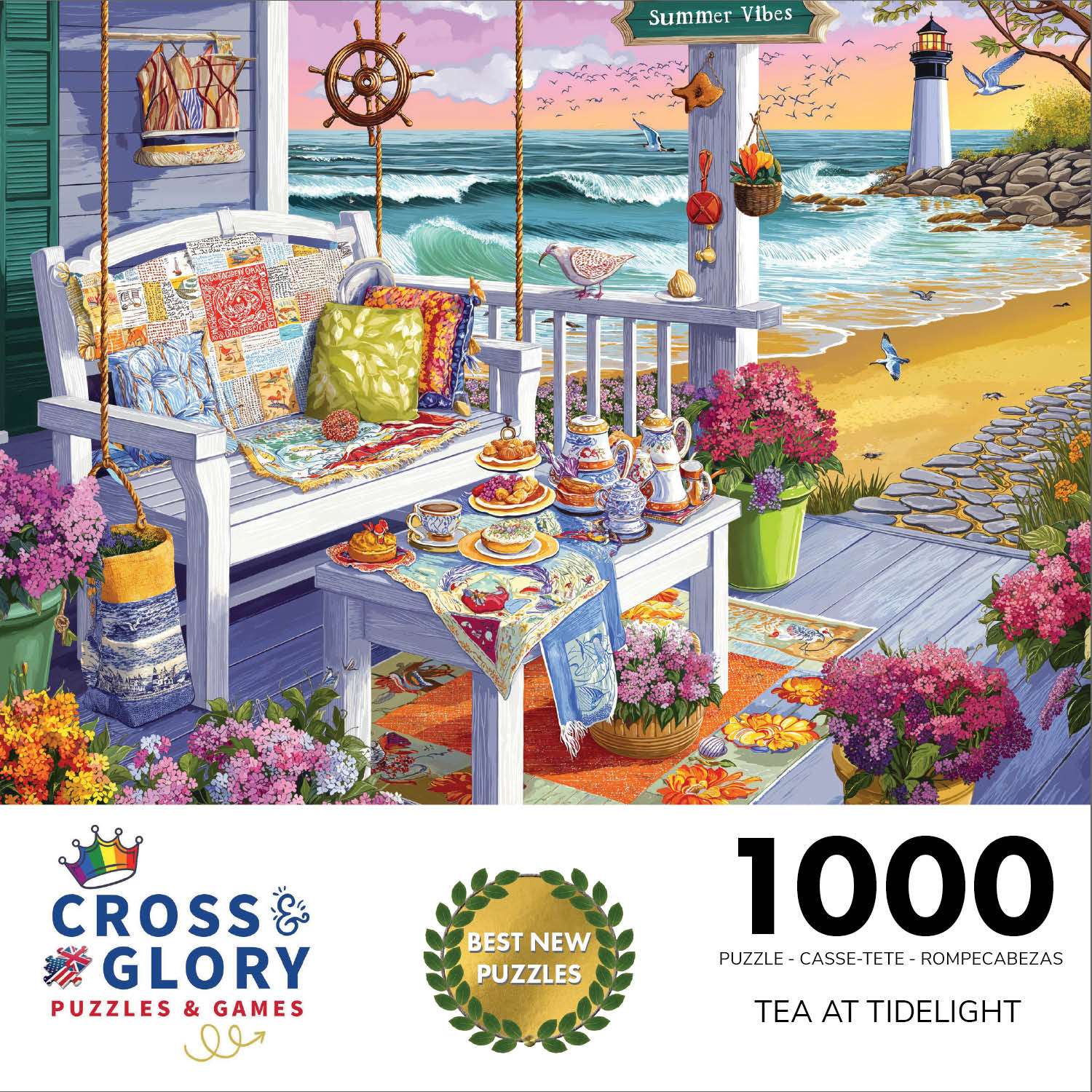 Tea Puzzle – Tea at Tidelight – 1000 Piece Jigsaw Puzzle
