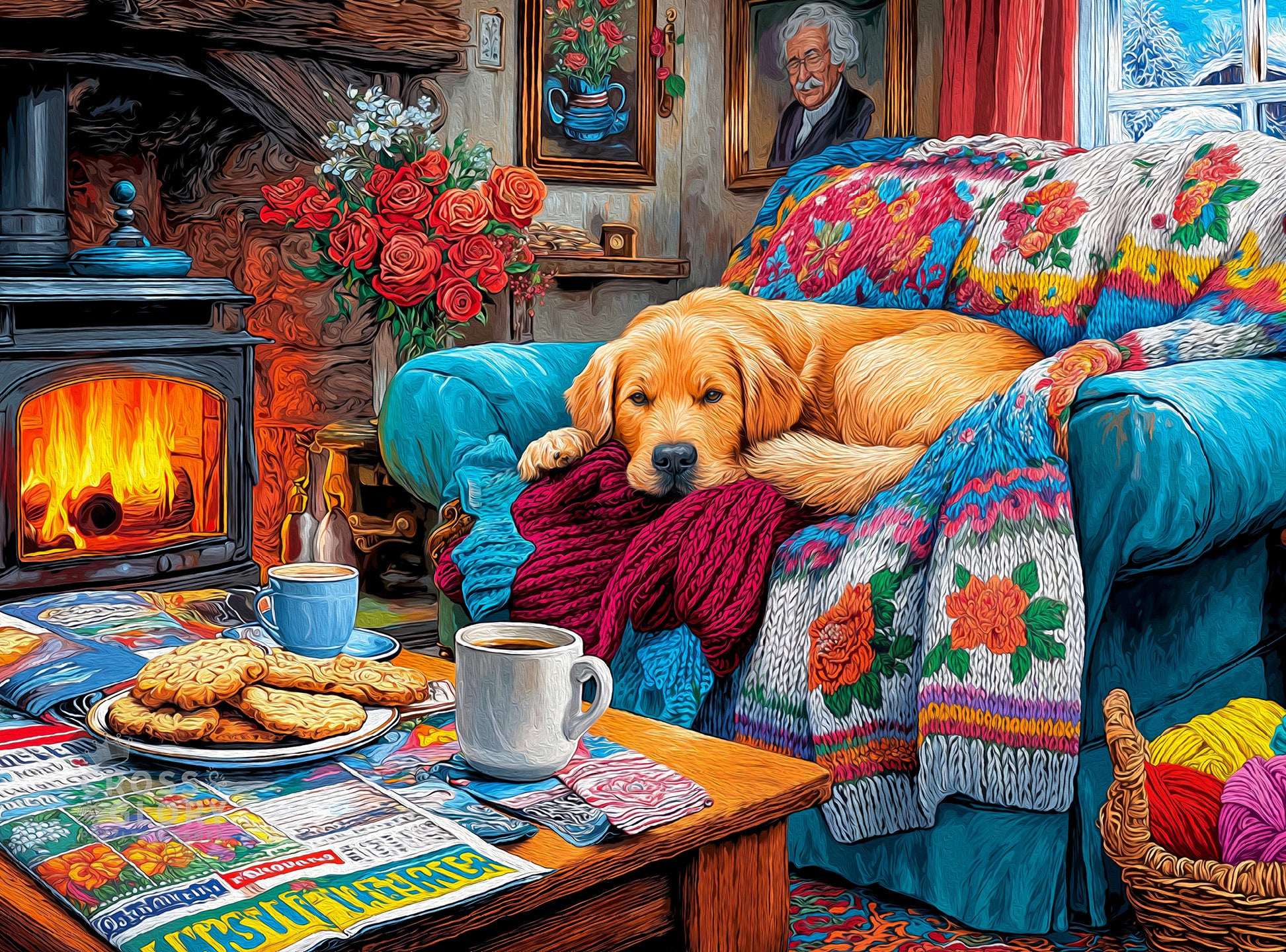 Dog Puzzle – A Good Dog – 1000 Piece Jigsaw Puzzle
