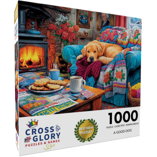 Dog Puzzle – A Good Dog – 1000 Piece Jigsaw Puzzle