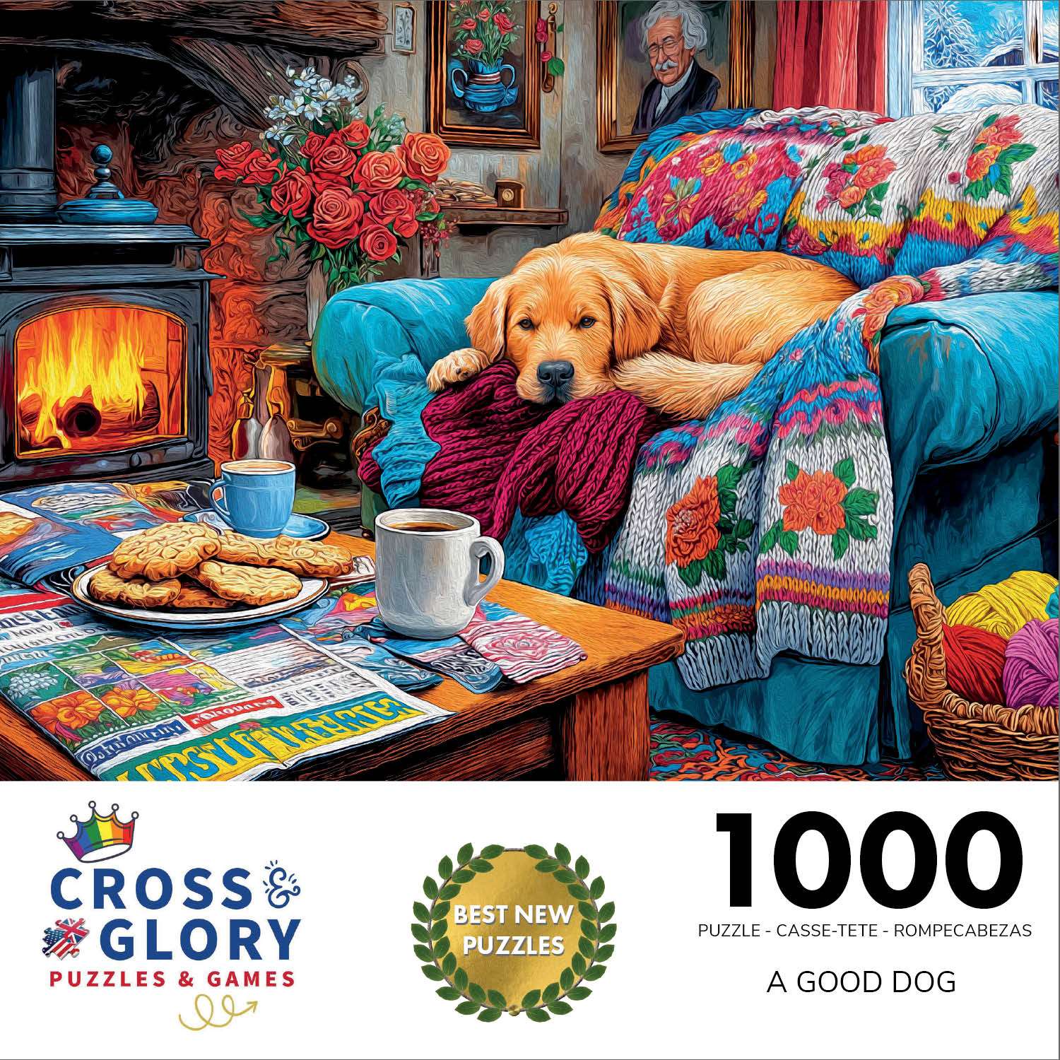 Dog Puzzle – A Good Dog – 1000 Piece Jigsaw Puzzle