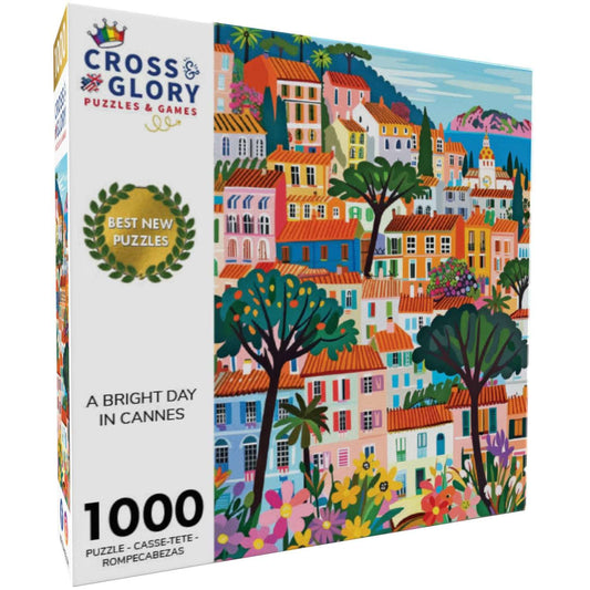 Cannes Jigsaw Puzzle – A Bright Day in Cannes – 1000 Piece Jigsaw Puzzle