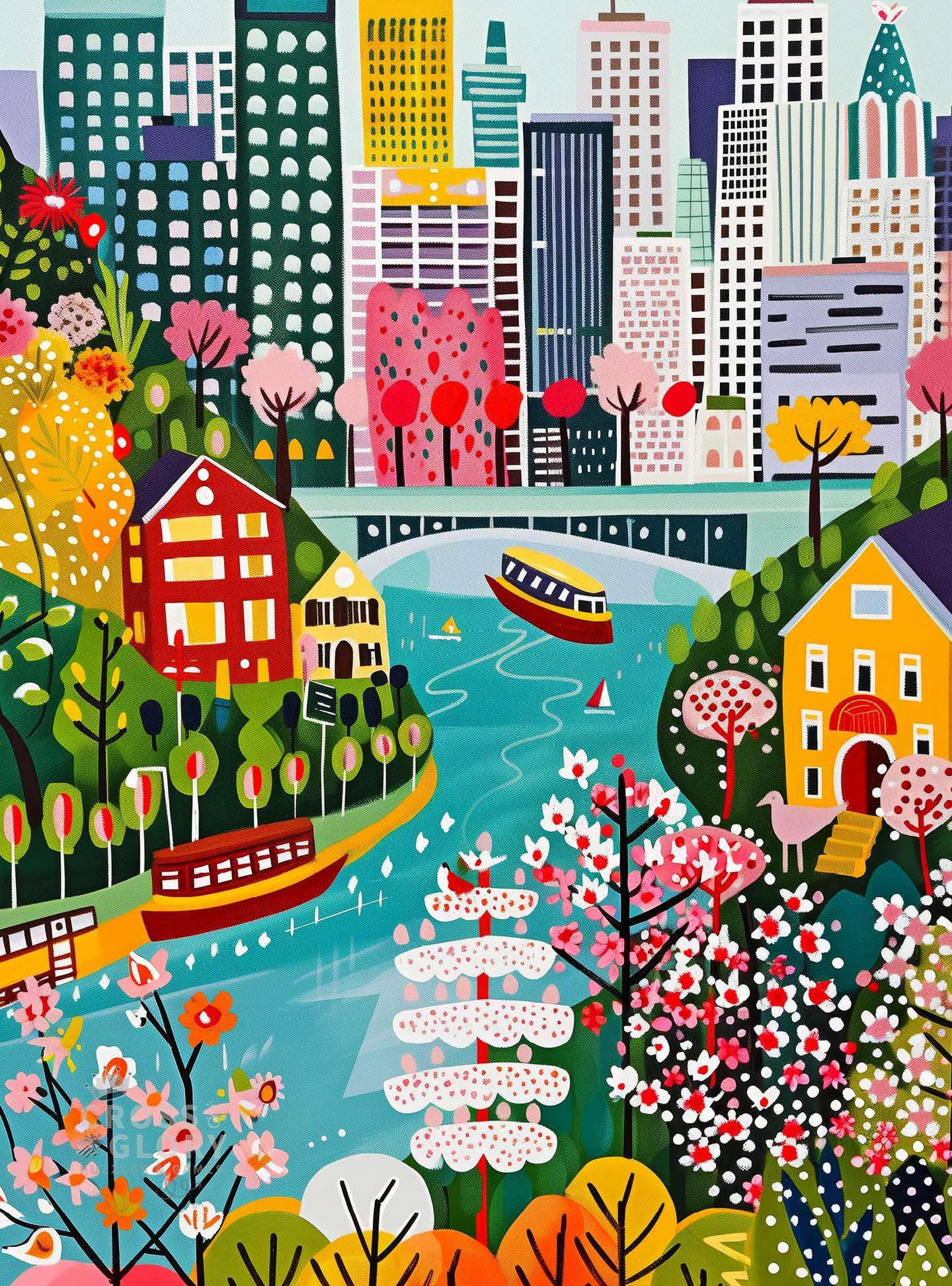 Vancouver Jigsaw Puzzle – Vancouver Under Open Skies – 1000 Piece Jigsaw Puzzle