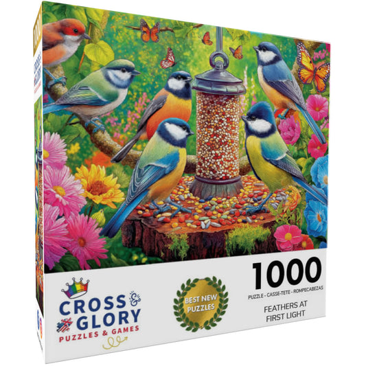 Feathers at First Light - 1000 Piece Jigsaw Puzzle