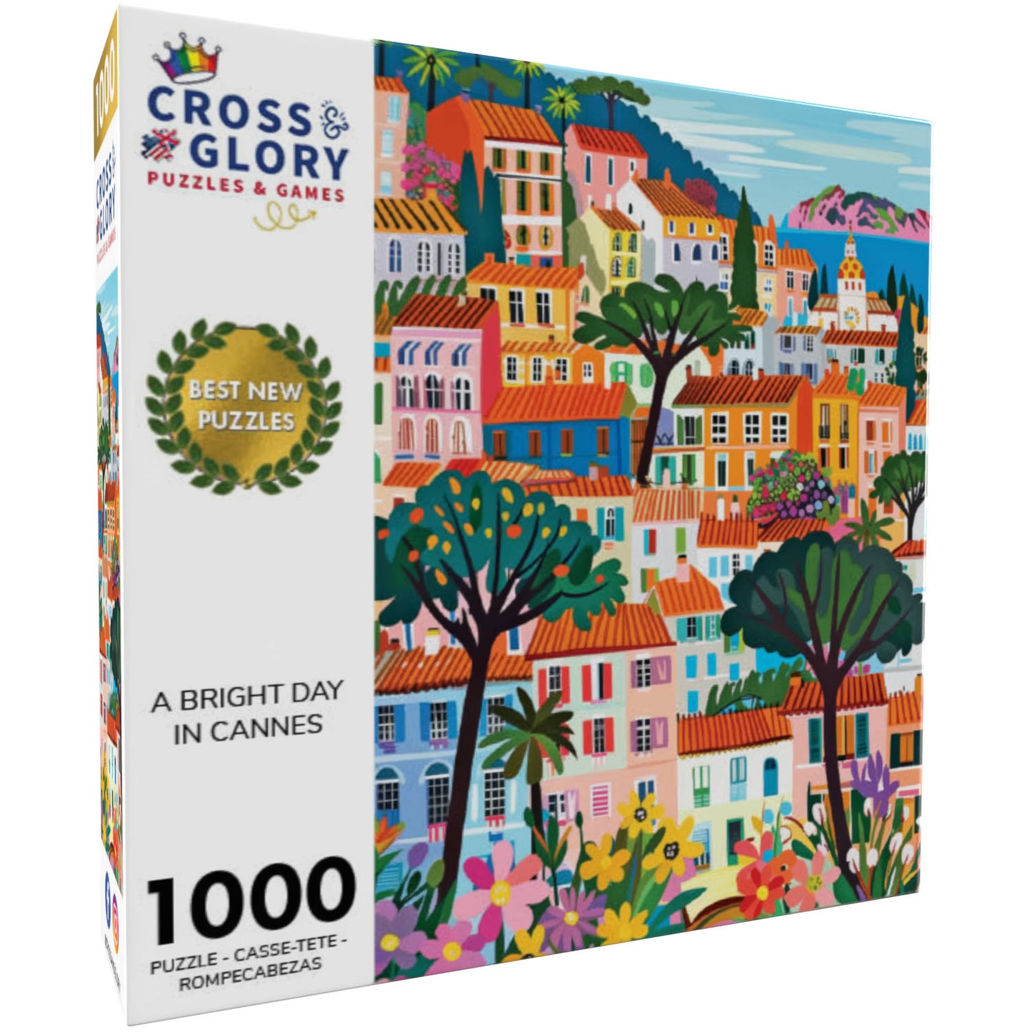 A Bright Day in Cannes - 1000 Piece Jigsaw Puzzle