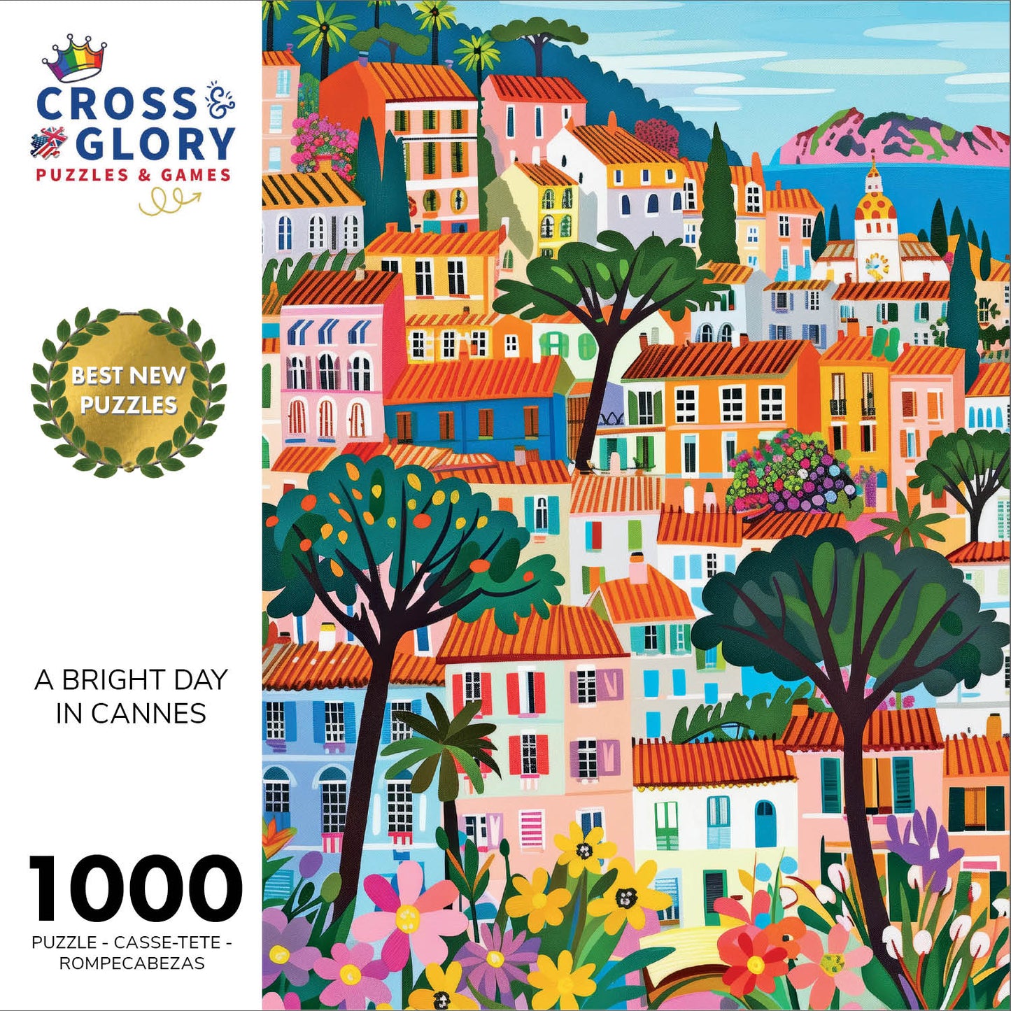 A Bright Day in Cannes - 1000 Piece Jigsaw Puzzle
