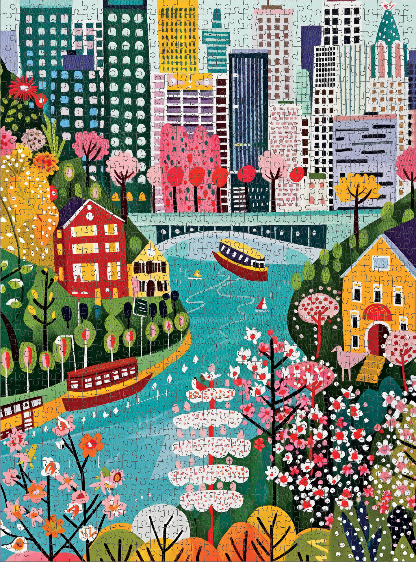Vancouver Under Open Skies - 1000 Piece Jigsaw Puzzle