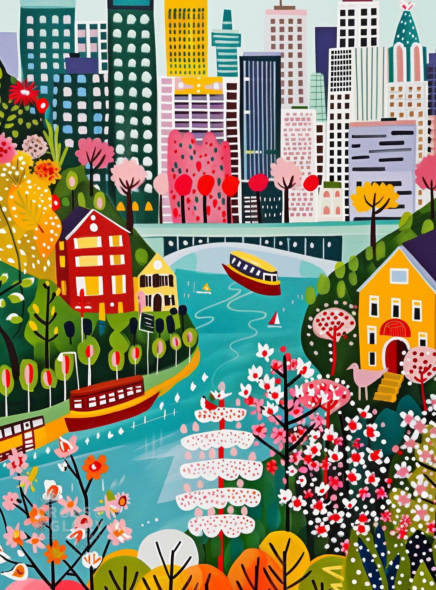 Vancouver Under Open Skies - 1000 Piece Jigsaw Puzzle