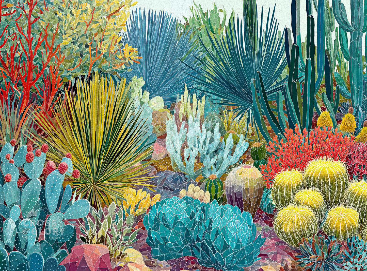 Color Without Water - 1000 Piece Jigsaw Puzzle