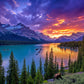 The Last Light of the Rockies - 1000 Piece Jigsaw Puzzle