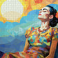 Celestial Frida: Colors of The Sky - 1000 Piece Jigsaw Puzzle Jigsaw Puzzles Cross & Glory