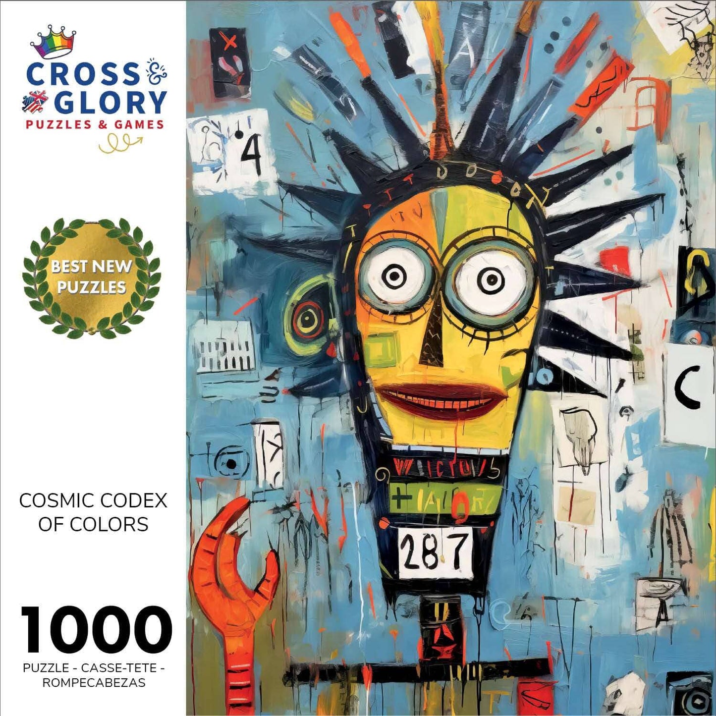 Cosmic Codex of Colors - 1000 Piece Jigsaw Puzzle Jigsaw Puzzles Cross & Glory