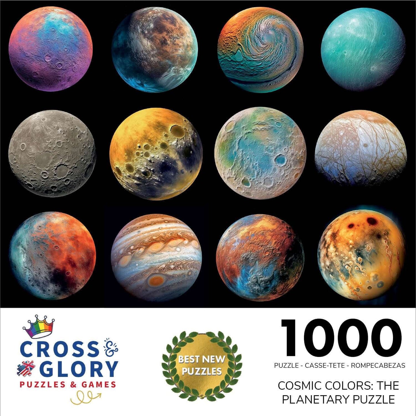 Cosmic Colors: The Planetary Puzzle - 1000 Piece Jigsaw Puzzle Jigsaw Puzzles Cross & Glory