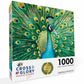 Emerald Peacock - 1000 Piece Jigsaw Puzzle Jigsaw Puzzles Cross & Glory