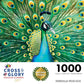 Emerald Peacock - 1000 Piece Jigsaw Puzzle Jigsaw Puzzles Cross & Glory