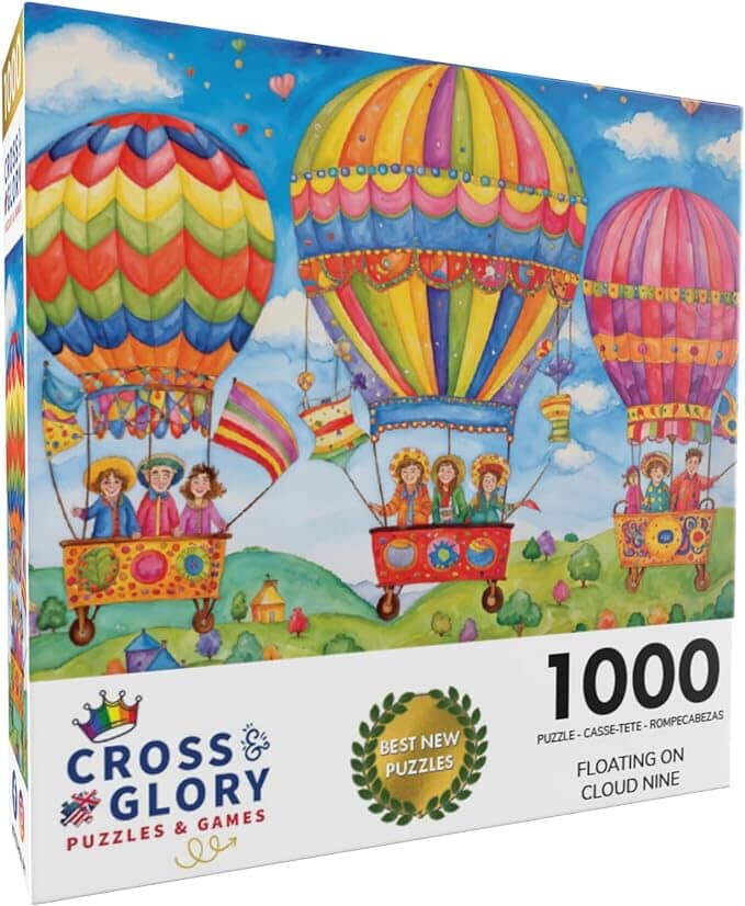 Floating on Cloud Nine - 1000 Piece Jigsaw Puzzle Jigsaw Puzzles Cross & Glory