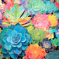 Gilded Garden: Radiant Succulents - Hens & Chicks - 1000 Piece Jigsaw Puzzle Jigsaw Puzzles Cross & Glory