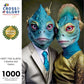 Meet The Aliens: Calantha and Vaelen - 1000 Piece Jigsaw Puzzle Jigsaw Puzzles Cross & Glory