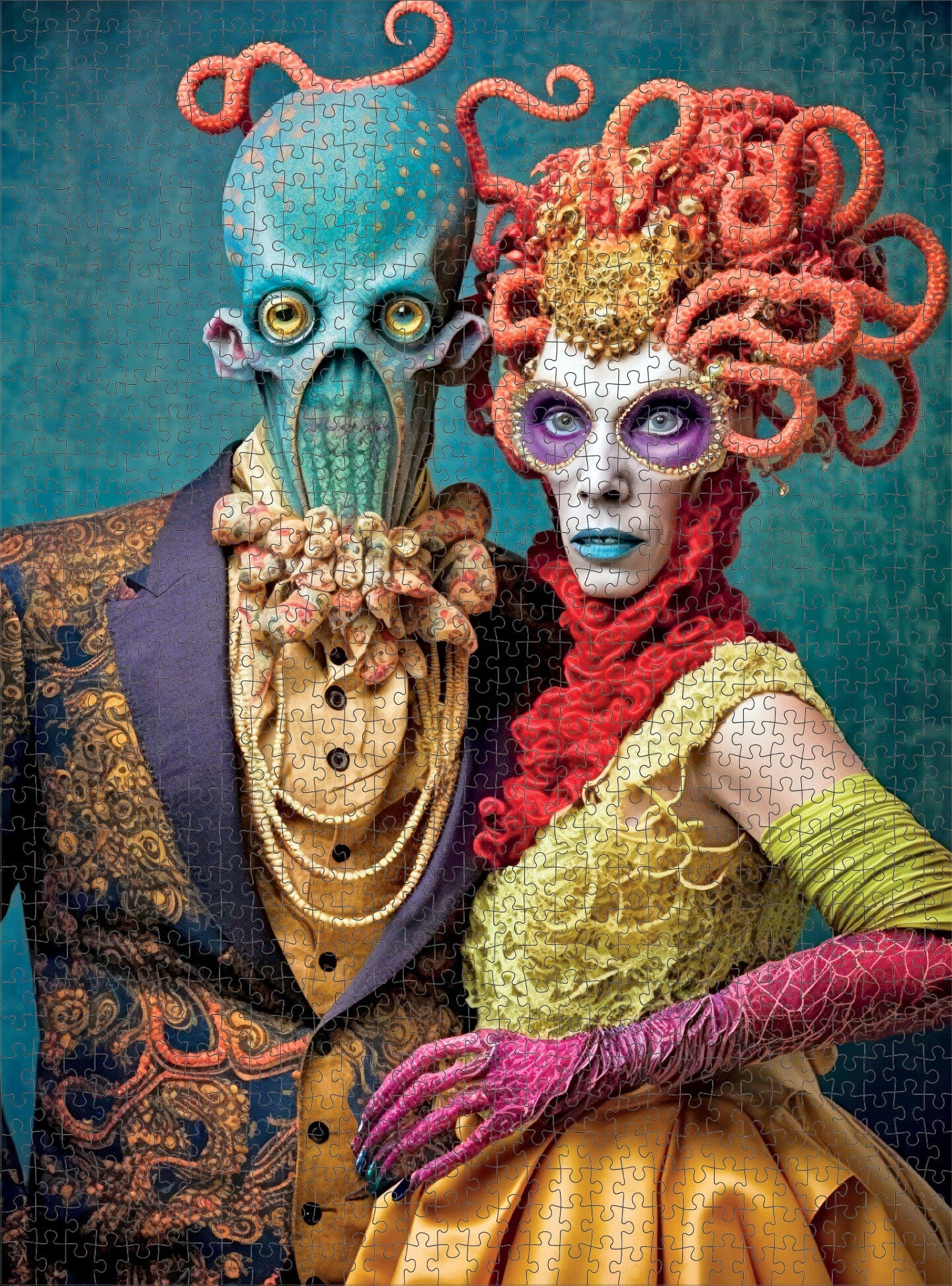 Meet The Aliens: Sylas and Eirlys - 1000 Piece Jigsaw Puzzle Jigsaw Puzzles Cross & Glory