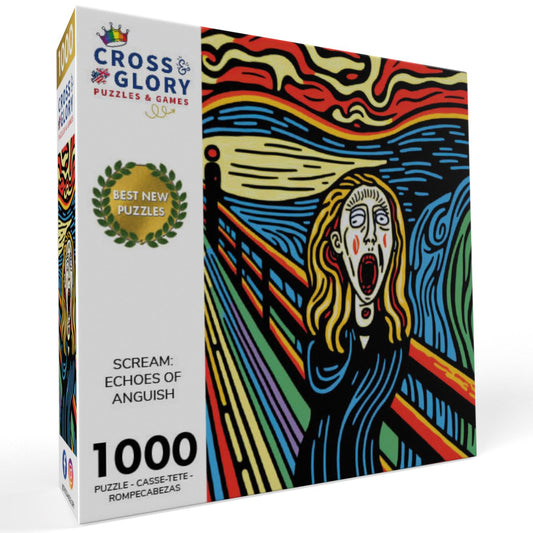 Scream: Echoes of Anguish - 1000 Piece Jigsaw Puzzle Jigsaw Puzzles Cross & Glory