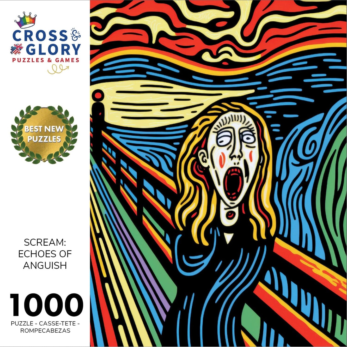 Scream: Echoes of Anguish - 1000 Piece Jigsaw Puzzle Jigsaw Puzzles Cross & Glory