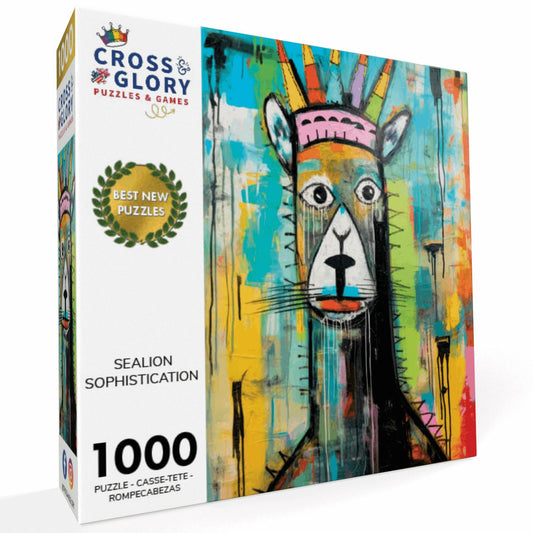 Sealion Sophistication - 1000 Piece Jigsaw Puzzle Jigsaw Puzzles Cross & Glory