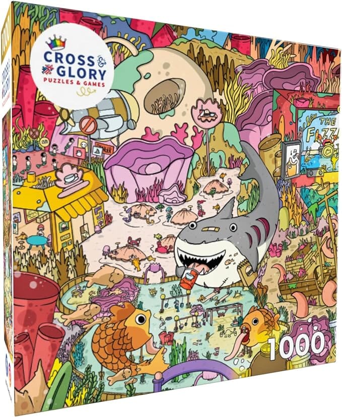 Seamonster Shenanigans - 1000 Piece Jigsaw Puzzle Jigsaw Puzzles Cross & Glory