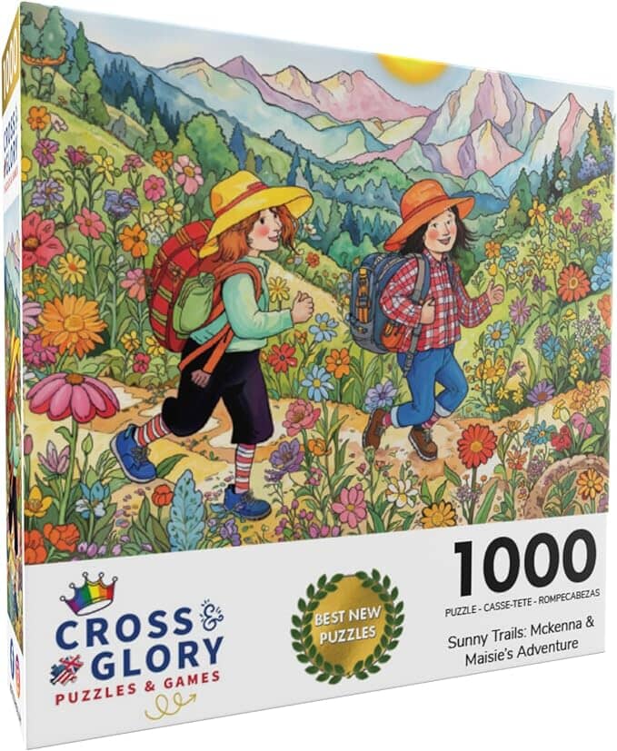 Sunny Trails: McKenna & Maisie's Adventure - 1000 Piece Jigsaw Puzzle Jigsaw Puzzles Cross & Glory