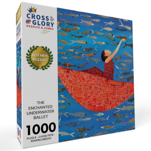 The Enchanted Underwater Ballet - 1000 Piece Jigsaw Puzzle Jigsaw Puzzles Cross & Glory