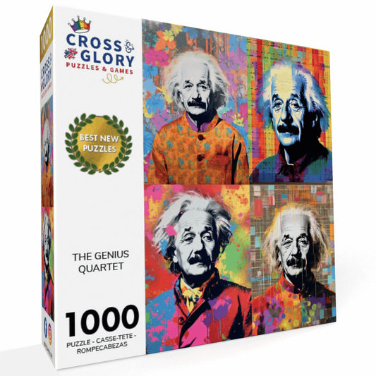 The Genius Quartet - 1000 Piece Jigsaw Puzzle Jigsaw Puzzles Cross & Glory