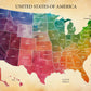 The United Hues of America - 1000 Piece Jigsaw Puzzle Jigsaw Puzzles Cross & Glory